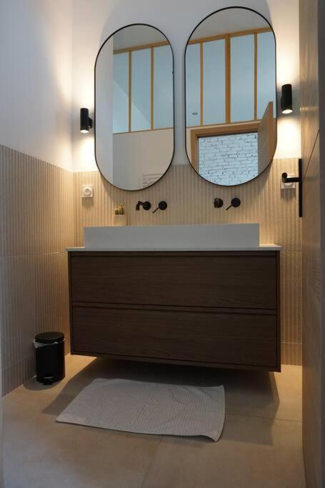 -notrefrenchcasa- Avec Terrace Proche Disney, Paris & Reims Apartment *